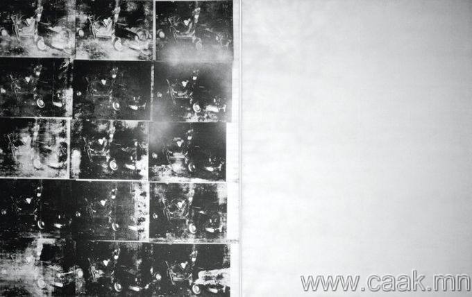 Энди Уорхол, «Мөнгөн машины осол», 1963