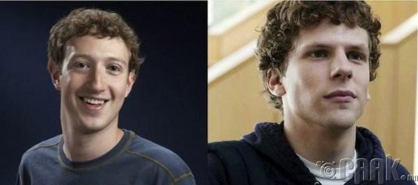 Марк Цукерберг (Mark Zuckerberg)- жүжигчин Жесси Айзенберг (Jesse Eisenberg) "The Social Network"