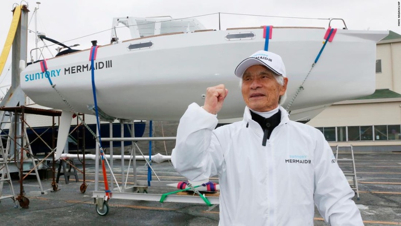 Японы 83 настай иргэн Номхон далайг туулжээ