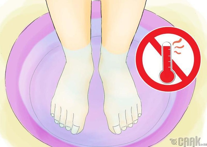 Савантай, халуун усанд хөлөө дүрж болохгүй