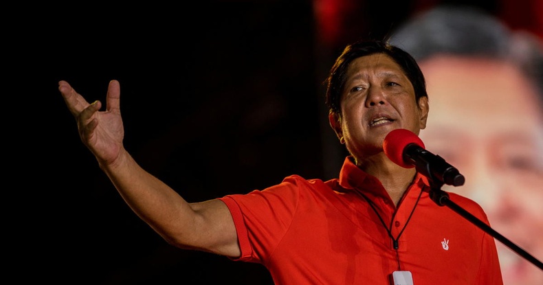 Фердинанд Маркос Филиппиний Ерөнхийлөгчийн сонгуульд ялалт байгууллаа