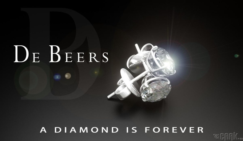 De Beers:  "A Diamond is Forever"