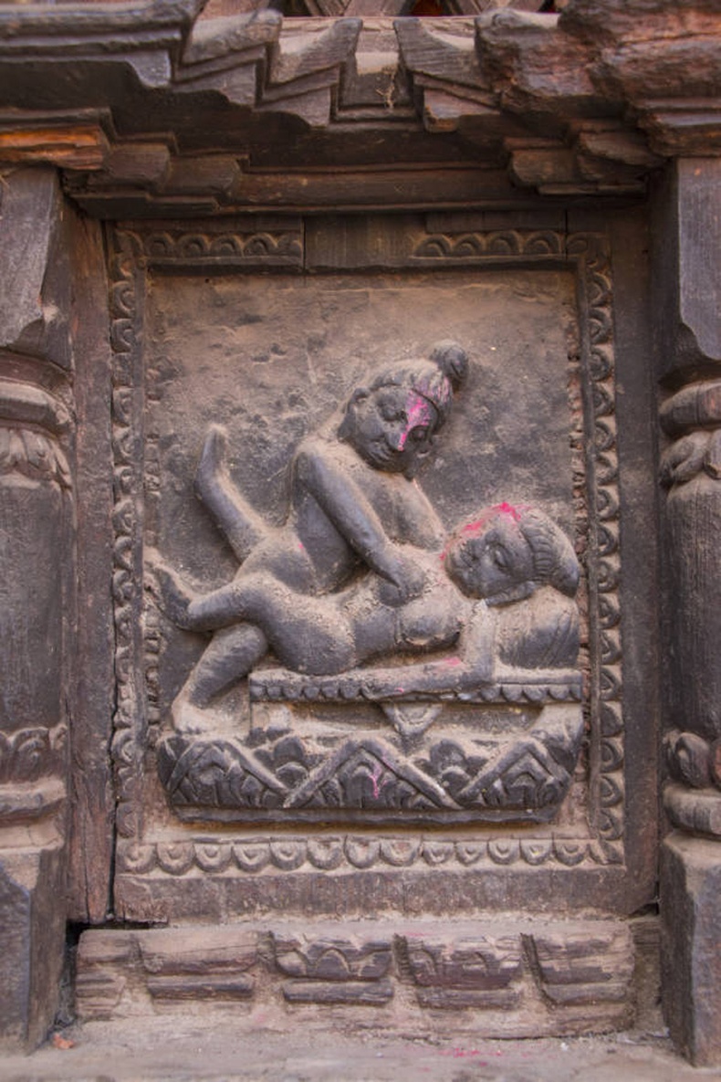 Бхактапур дахь Даттатрея сүмийн сийлбэр