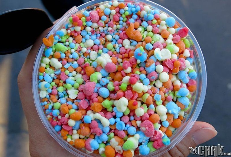 Хөөсөнцөрт зайрмаг (Dippin' Dots)