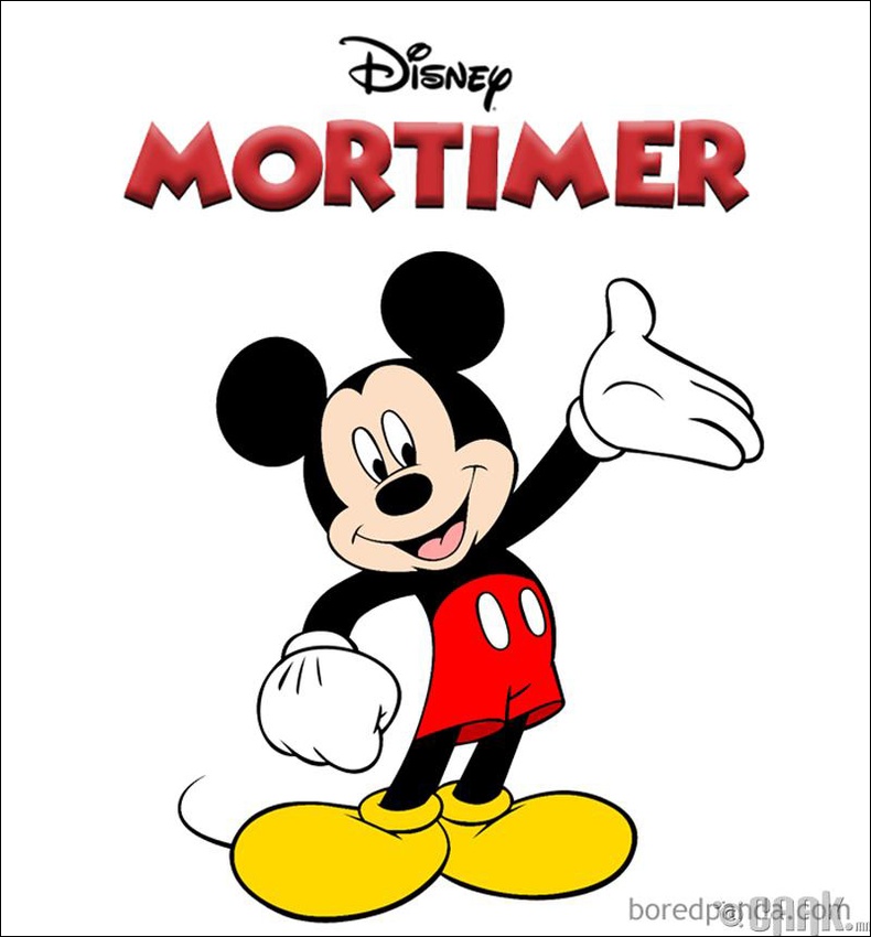 "Mortimer" хулгана "Mickey Mouse" болсон нь