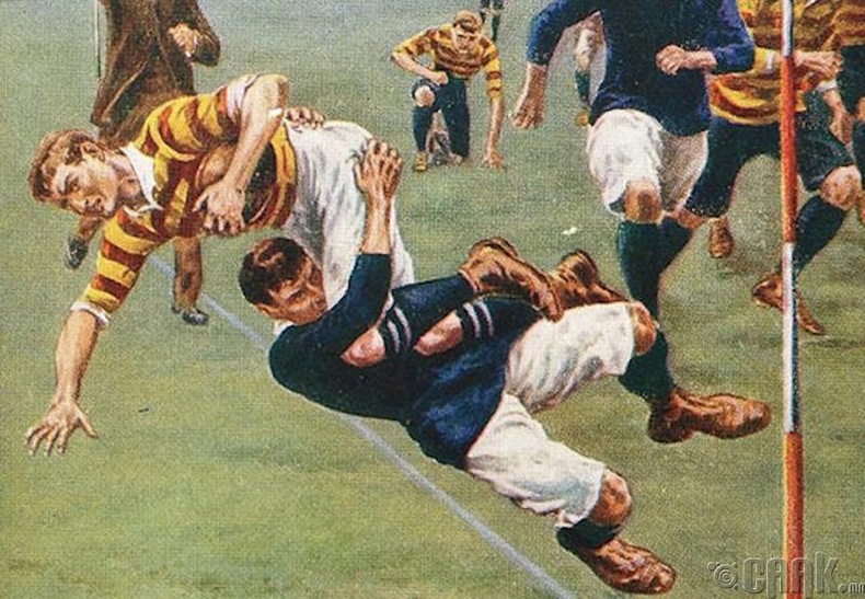 Правила игры 19. Регби 19 век. Уильяма Хейсмана Оверенда футбол 1890. Регби Англия 19 век. Футбол в древности.