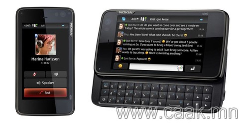 Хєндлєн дэлгэцтэй шинэ Nokia N900