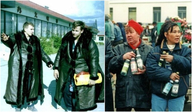 90-ээд оны Оросын ганзагын наймаачдын амьдрал (Түүхэн зургууд)
