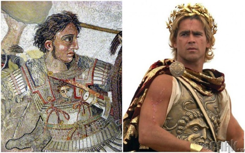 Македоны Александр, "Alexander the Great" кинонд жүжигчин Колин Фаррел (Colin Farrell)