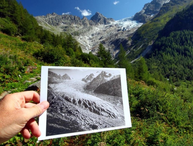 1930 оноос хойш Швейцарийн мөсөн голууд талдаа ортол хайлжээ