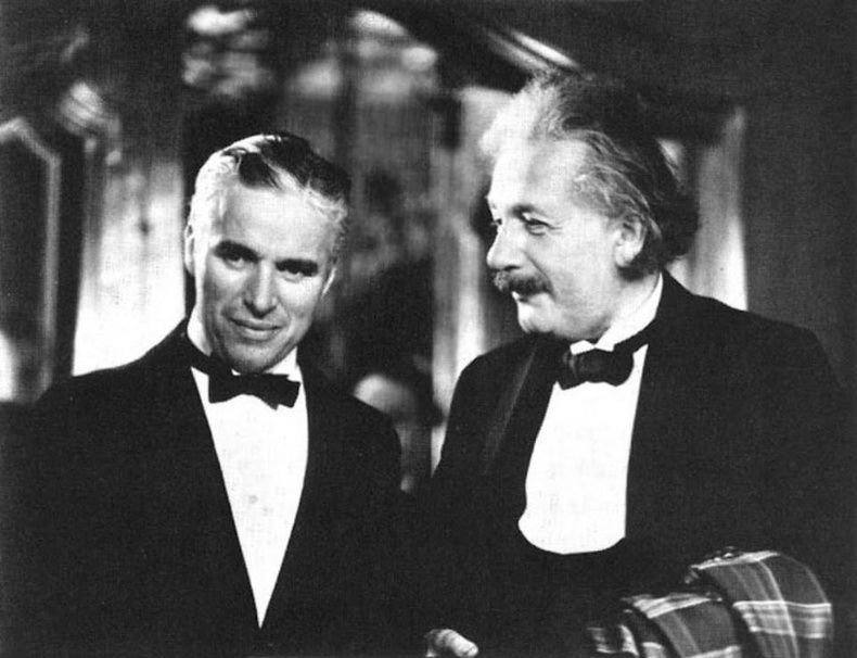 Альберт Эйнштейн Чарли Чаплиний хамт, 1931