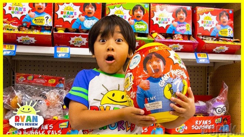 "Ryan ToysReview" - 22 сая ам.доллар