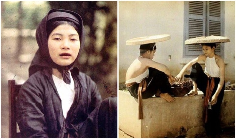 20-р зууны эхэн үеийн Вьетнам дахь амьдралыг харуулсан өнгөт зургууд
