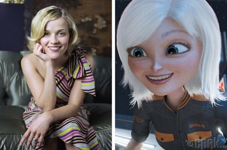 Рийс Видерспүүн (Reese Witherspoon)  - Susan Murphy, "Monsters vs. Aliens"