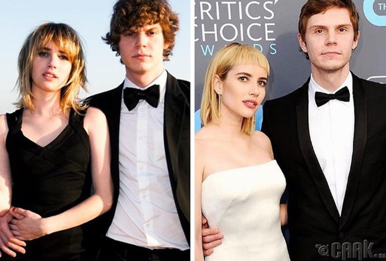 Эван Петерс болон Эмма Роберт (Evan Peters, Emma Roberts)