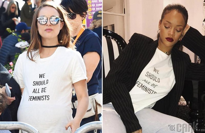 Феминист бичигтэй футболк