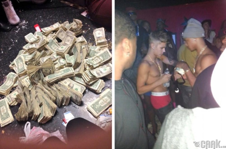 Жастин Биебер (Justin Bieber) - Тайчих клубд 75,000 доллар үрсэн