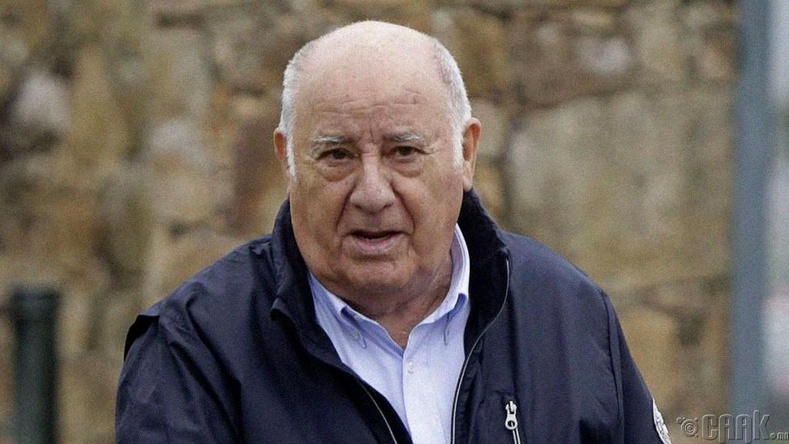 Амансио Ортега (Amancio Ortega) - 70 тэрбум ам.доллар