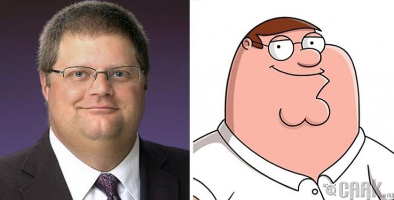 Бодит амьдрал дээрх "Peter Griffin"