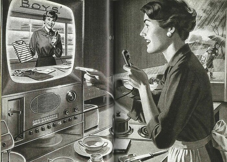 Гэртээ зурагтаар харсан зүйлээ утсаар захиалдаг болно - 1940 он