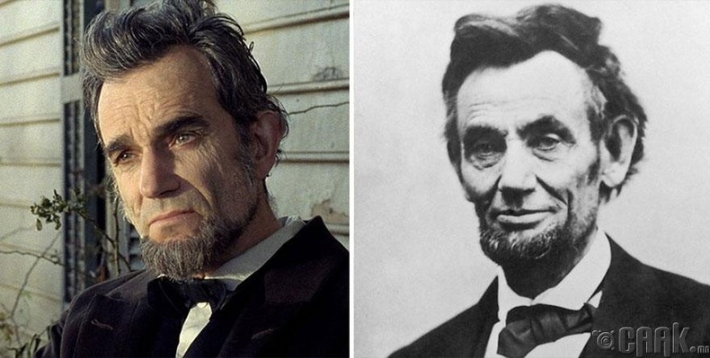 Дэниел Дэй-Льюис-  "Lincoln" киноны Абраам Линкольны дүр