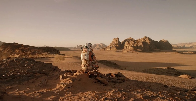 "Ангарагийн иргэн" (The Martian)