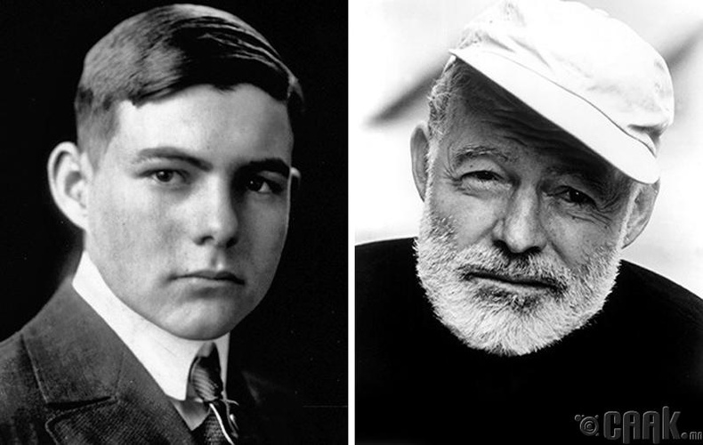 Зохиолч Эрнест Хэменгуэгийн (Ernest Hemingway) ахлах сургуулиа төгсөх үеийн зураг