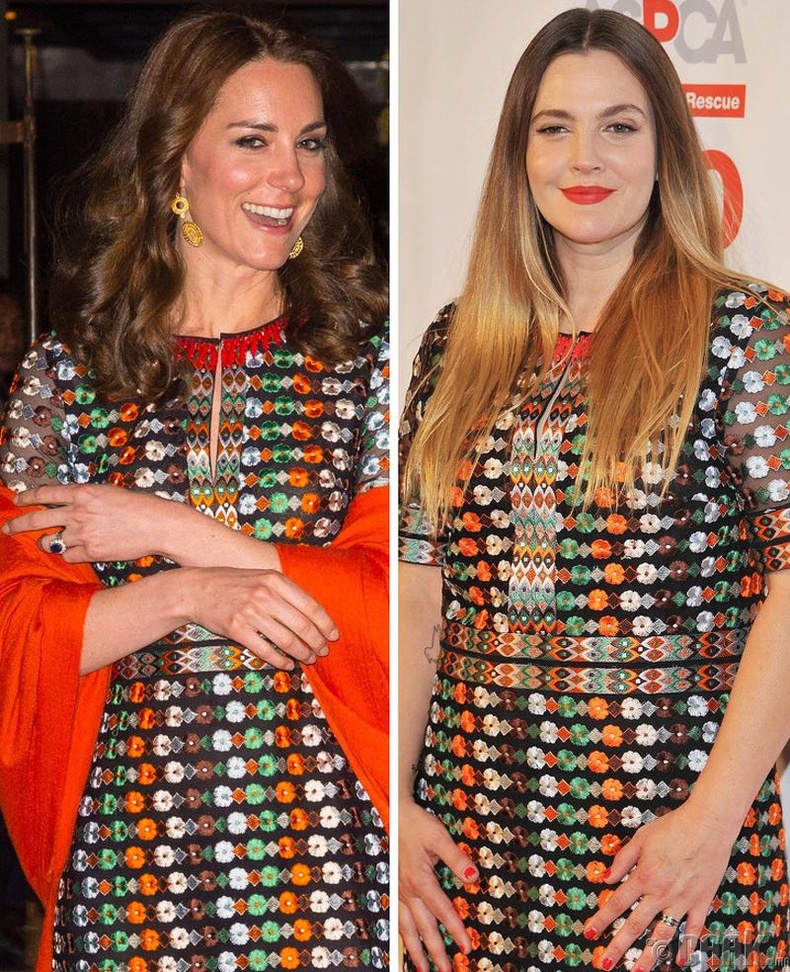 Кейт Миддлтон, Дрю Берримор (Kate Middleton, Drew Barrymore)