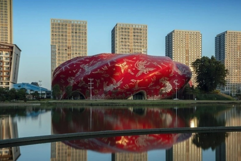 “Steven Chilton Architects”-ийн Сунак Гуанжу их театр. Гуанжу, Хятад