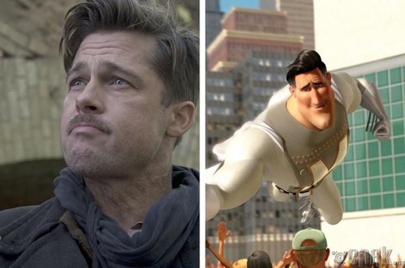 Брад Пит (Brad Pitt) - Metro Man, "Megamind"