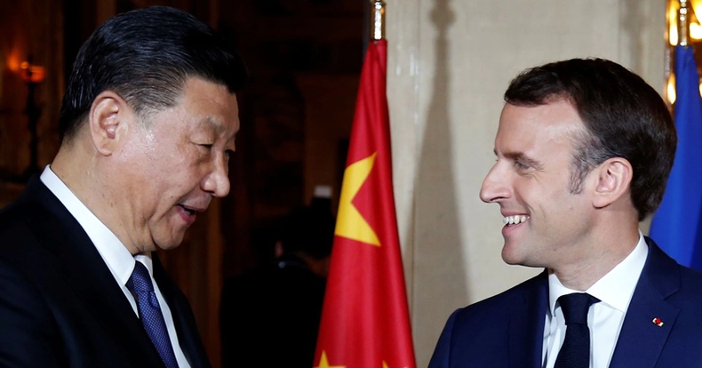 Францын Ерөнхийлөгч Эммануэль Макрон, Хятадын удирдагч Ши Жиньпин нар Украины асуудлаар ярилцав