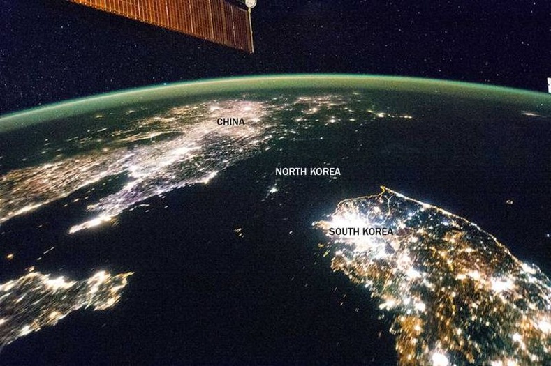 Хятад, Хойд Солонгос, Өмнөд Солонгос улсуудын гэрэлтүүлгийн ялгаа