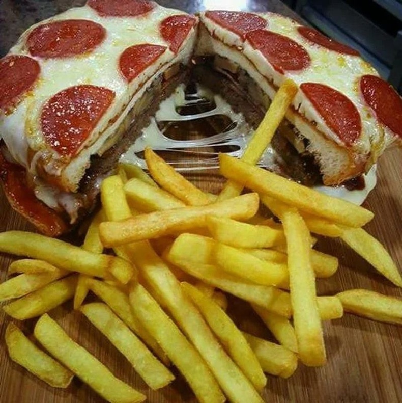 Бургер пицца