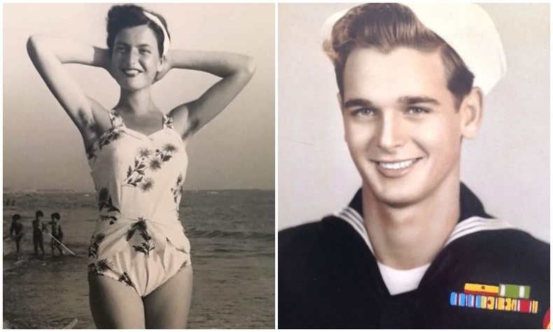 Өвөө, эмээ нарын залуу насны догь зургууд (20 фото)