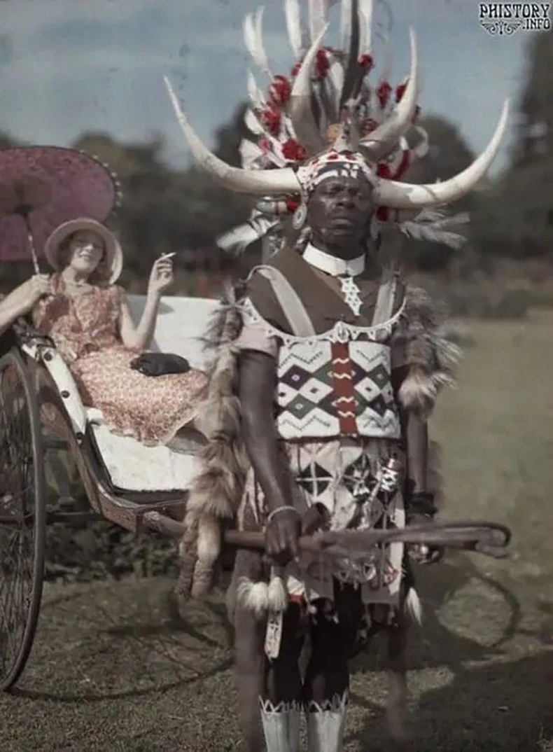 Зулу омгийн дэлбэгч эр зорчигчийн хамт - Дурбан хот, Өмнөд Африк, 1930