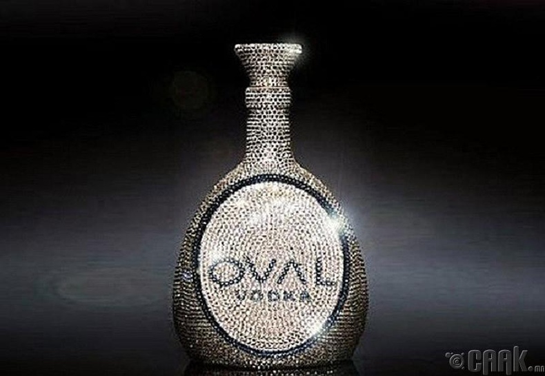 Сваровски шигтгээтэй сав бүхий “Oval” архи - 6922 доллар
