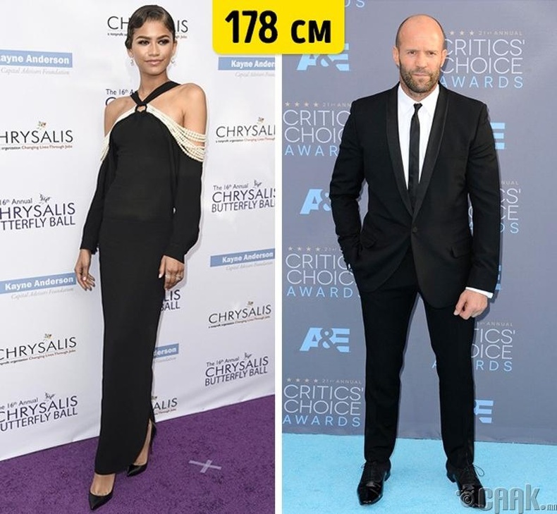 Жүжигчин Зэндаяа (Zendaya) болон  Жэйсон Стэтэм (Jason Statham)