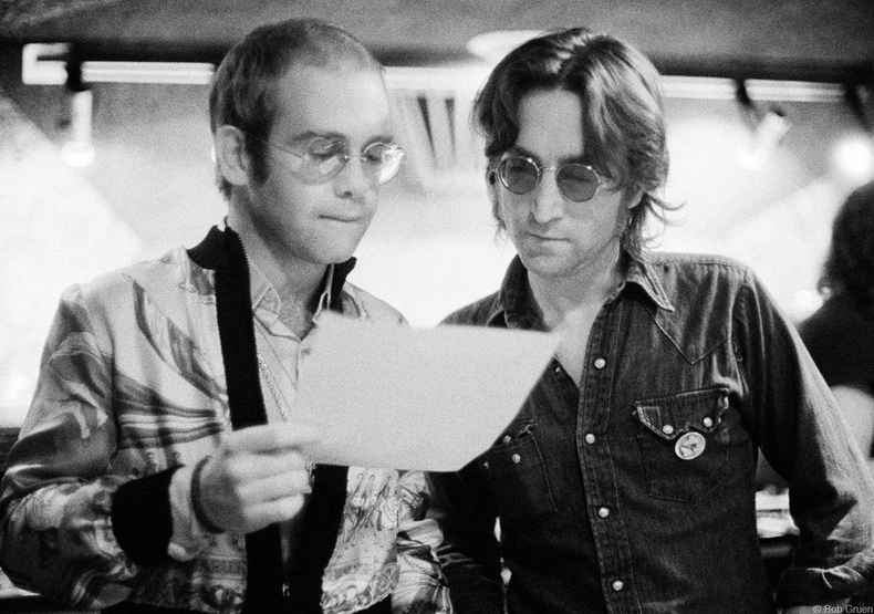 Элтон Жон, Жон Леннон нар 1974 онд