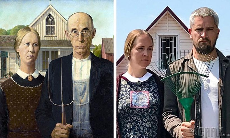 Грант Вүүд (Grant Wood) - "Америк готик"