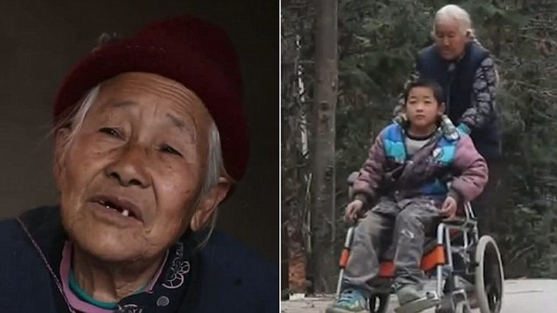 Дөрвөн жилийн турш өдөр бүр 24 км алхаж буй эмээ