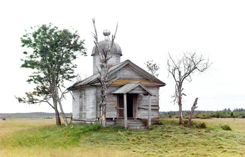 Одоогийн Белозерск хотын суурин дээрх сүм - 1909 он