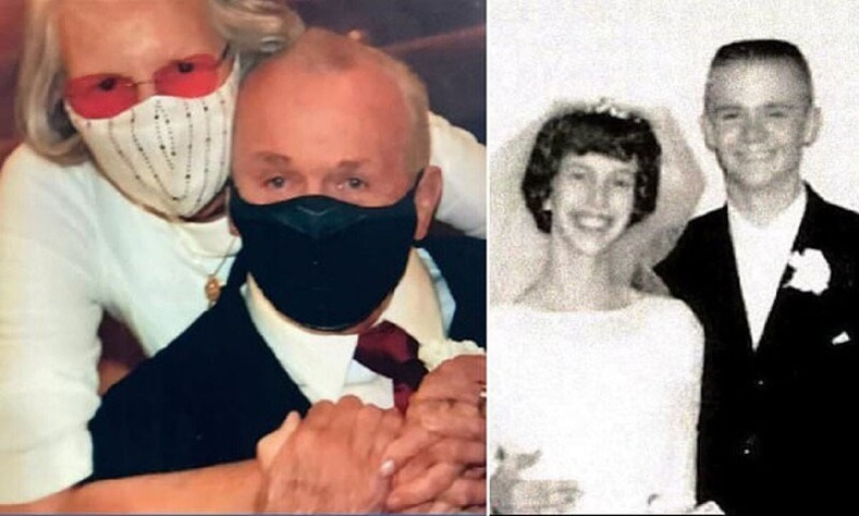 55 жилийн өмнө тус тусын амьдралаа хөөсөн хос хоёр биетэйгээ учирч, дахин гэрлэжээ