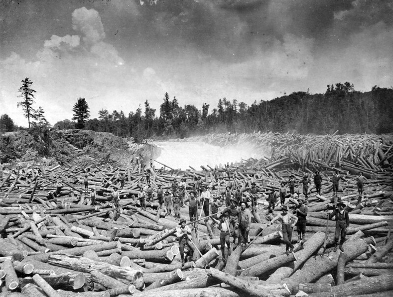 Crow's Nest Pass Lumber корпорацийн мод бэлтгэгчид, Одоогийн Канад улсын Бритиш Колумбиа мужийн Булл голд . 1910-1914 он.