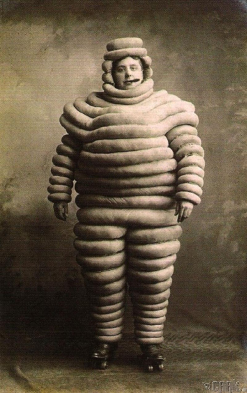 "Michelin" брэндийн нүүр царай "Michelin man" - 1894 он