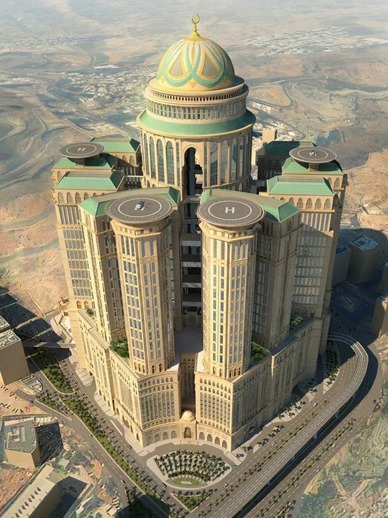 10 мянган өрөөтэй дэлхийн хамгийн том зочид буудал өдгөө Саудын Арабт баригдаж дуусч байна