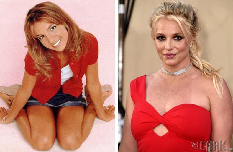 Бритни Спирсийн 20 жилийн өөрчлөлт
