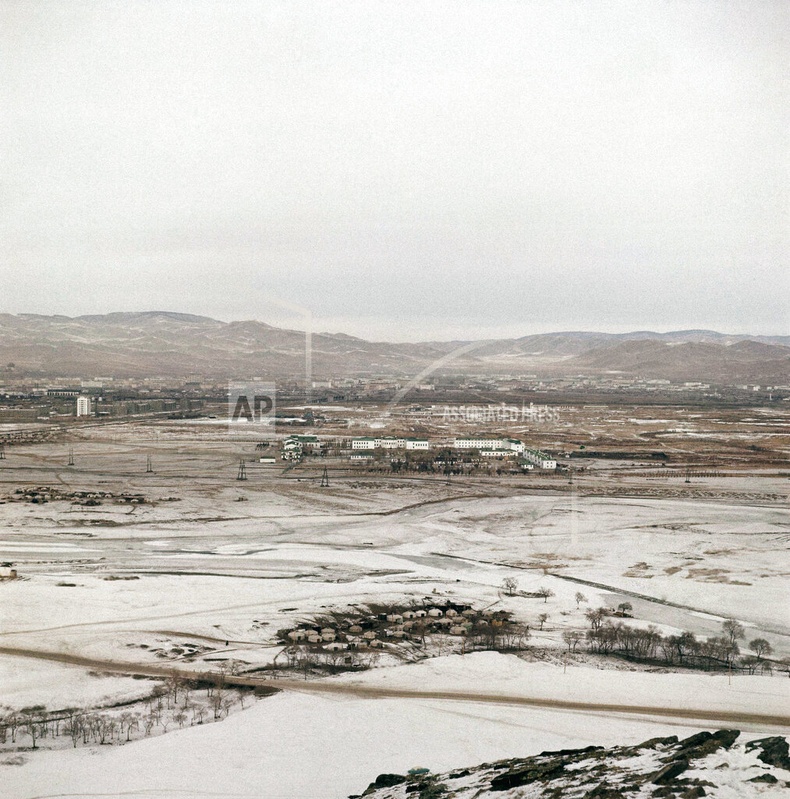 Улаанбаатар хотын өвлийн төрх Зайсан толгойноос, 1962