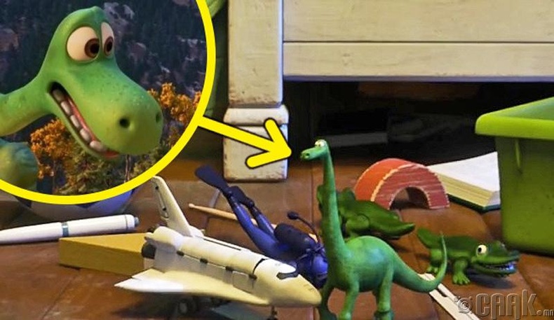 "Good Dinosaur" болон "Monsters, Inc."