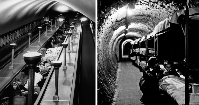 Дэлхийн 2-р дайны үед Лондонгийн иргэдийг аварсан метроны буудал
