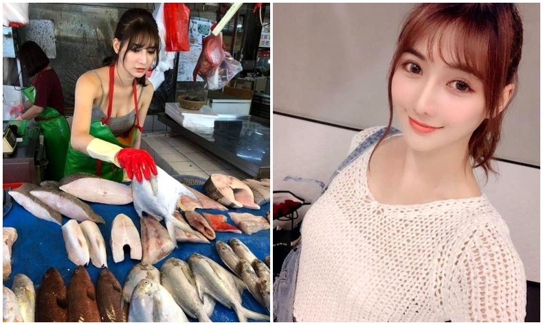 Загас зардаг үзэсгэлэнт худалдагч интернет хэрэглэгчдийн сэтгэлийг эзэмдэв
